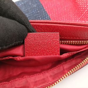 Vintage Gucci OPHIDIA Red × Navy × Ivory Canvas × Leather 517350 shoulderbag | stylenewstar