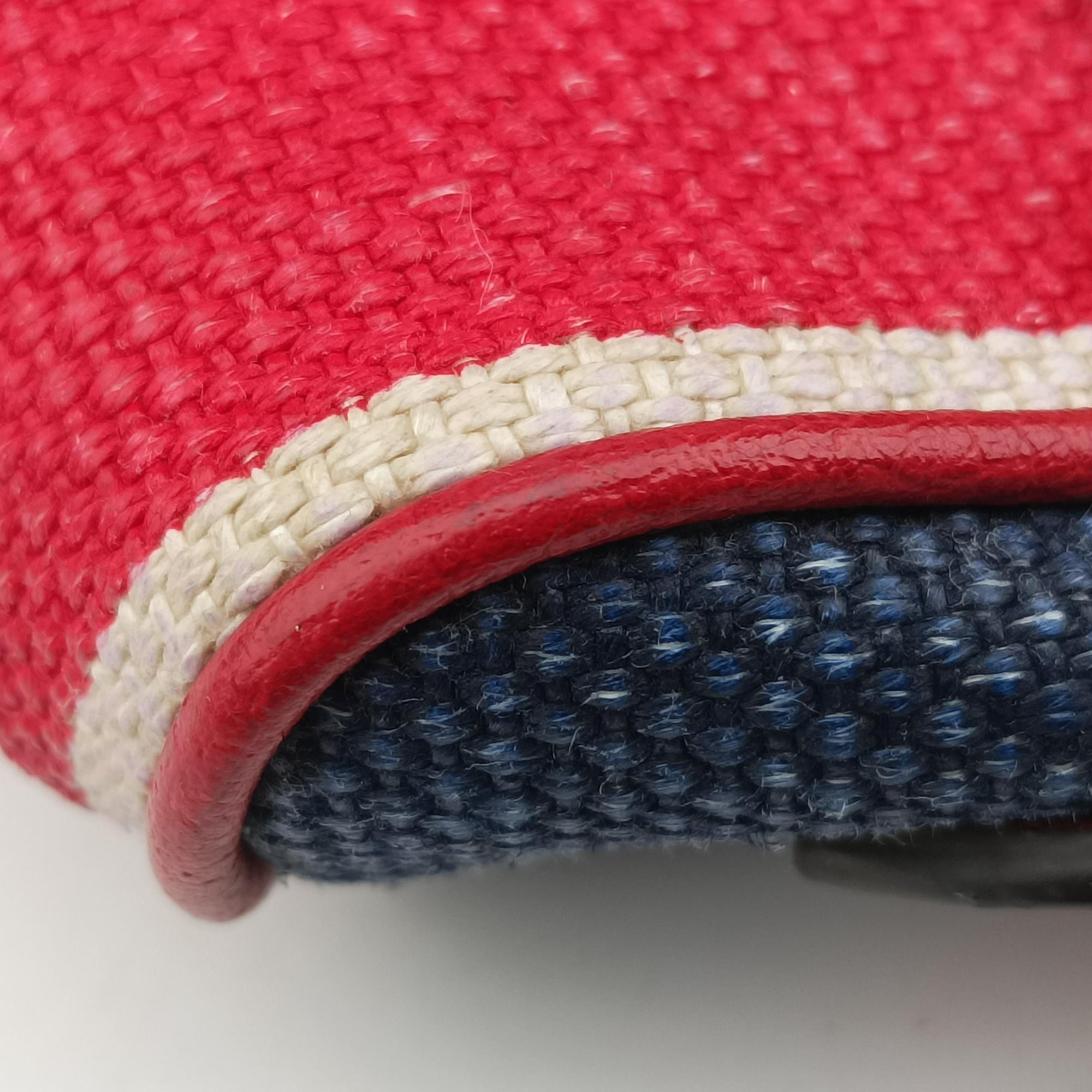 Vintage Gucci OPHIDIA Red × Navy × Ivory Canvas × Leather 517350 shoulderbag | stylenewstar