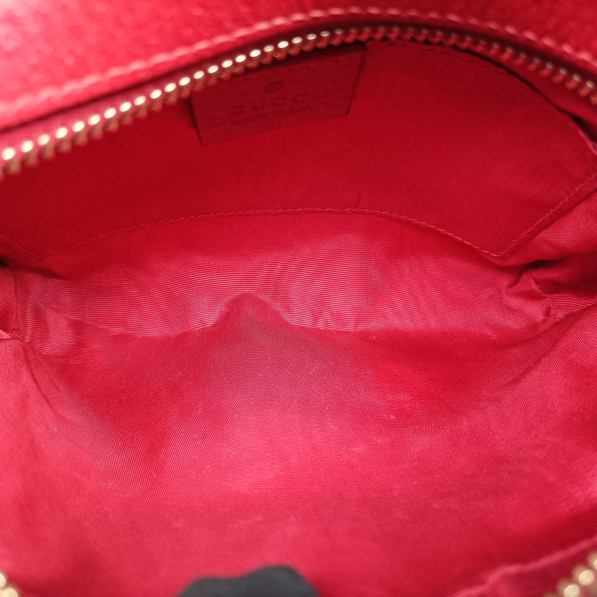 Vintage Gucci OPHIDIA Red × Navy × Ivory Canvas × Leather 517350 shoulderbag | stylenewstar