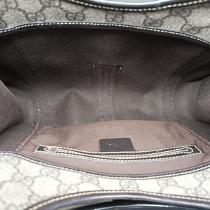 Pre-owned Gucci Jackie Brown PVC coated canvas×Leather 203495 handbag | stylenewstar