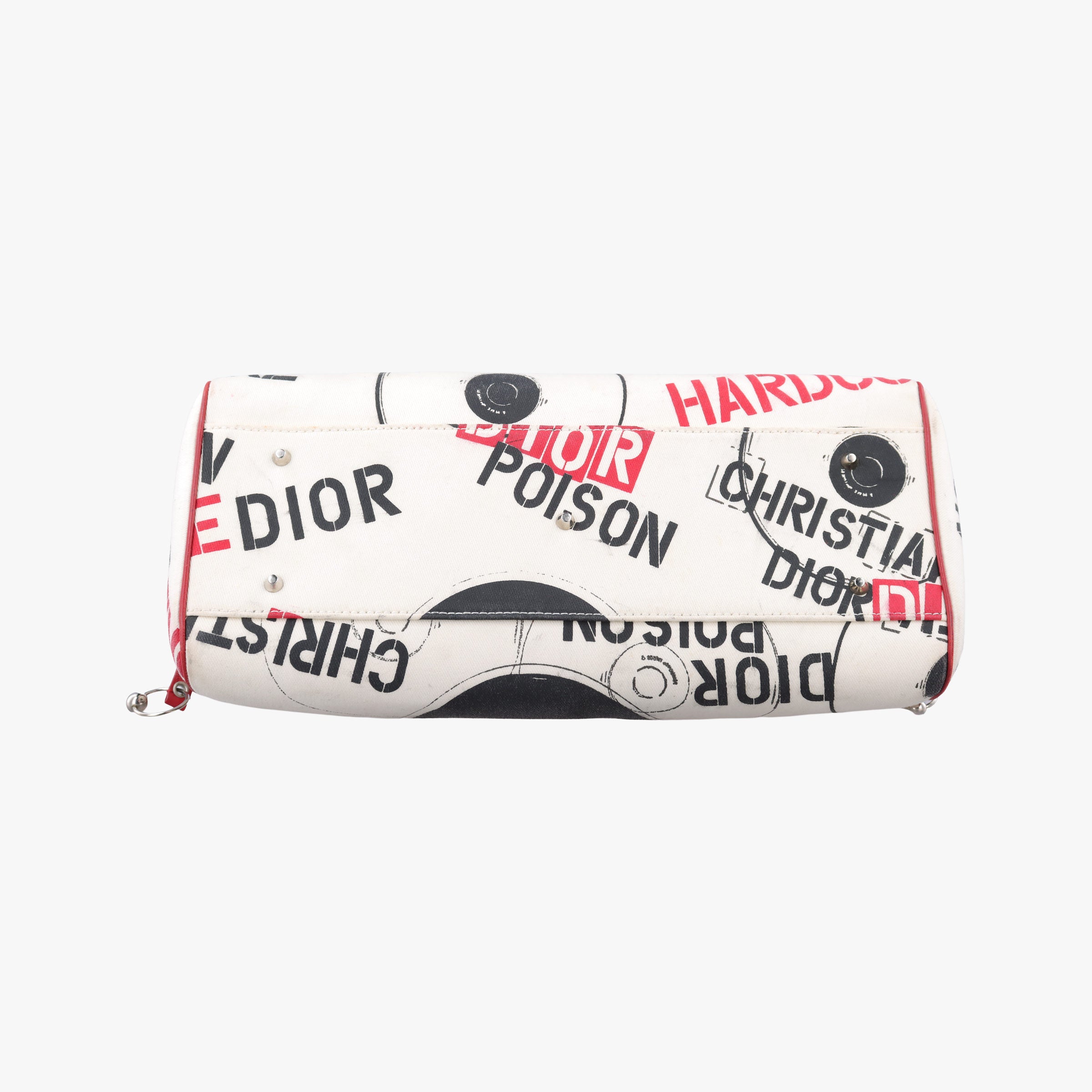 Pre-owned Christian Dior Hardcore White canvas×Leather  handbag | stylenewstar