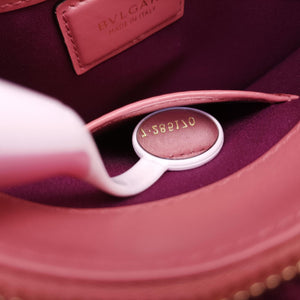 Pre-owned Bvlgari Serpenti Forever Pink leather  shoulderbag | stylenewstar