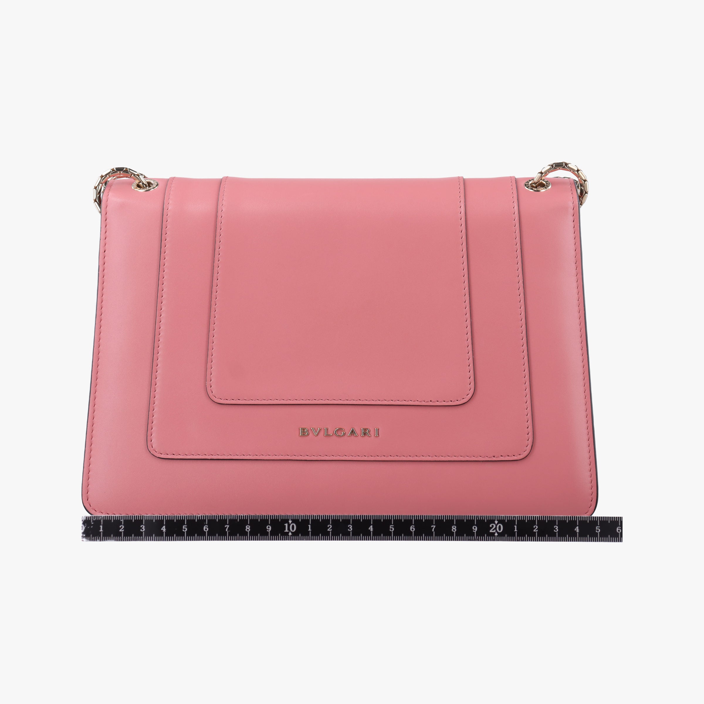 Pre-owned Bvlgari Serpenti Forever Pink leather  shoulderbag | stylenewstar