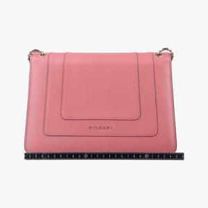Pre-owned Bvlgari Serpenti Forever Pink leather  shoulderbag | stylenewstar