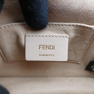 Pre-owned Fendi Kan I Black Leather 8M0381 shoulderbag | stylenewstar