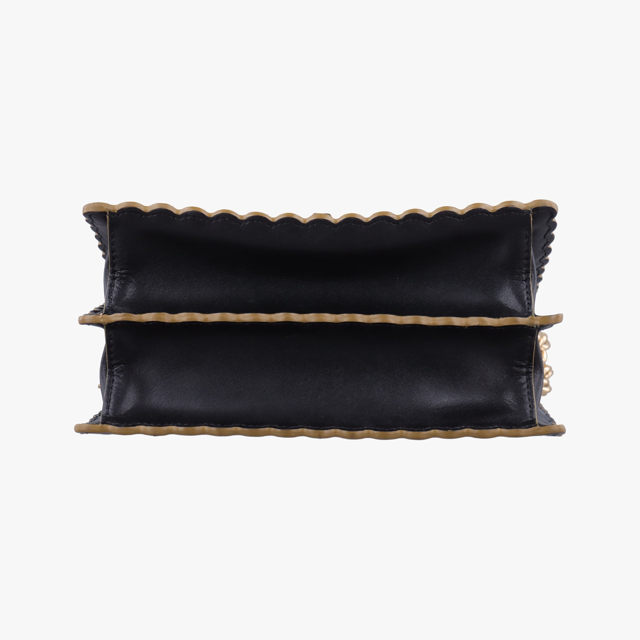 Pre-owned Fendi Kan I Black Leather 8M0381 shoulderbag | stylenewstar