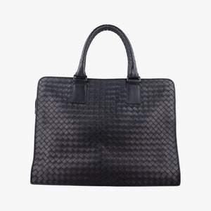 Vintage Bottega Veneta Intrecciato Black lambskin  handbag | stylenewstar