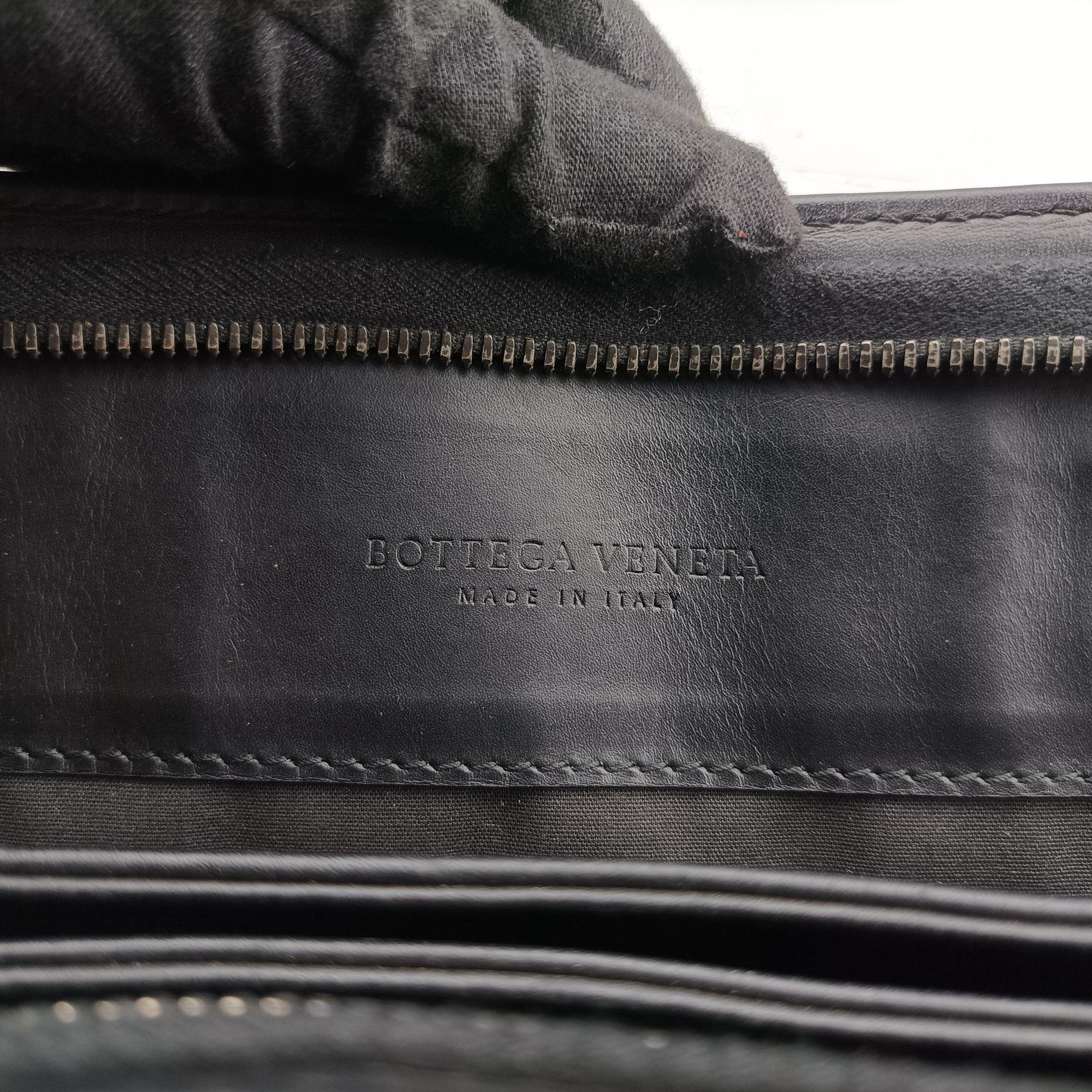 Vintage Bottega Veneta Intrecciato Black lambskin  handbag | stylenewstar