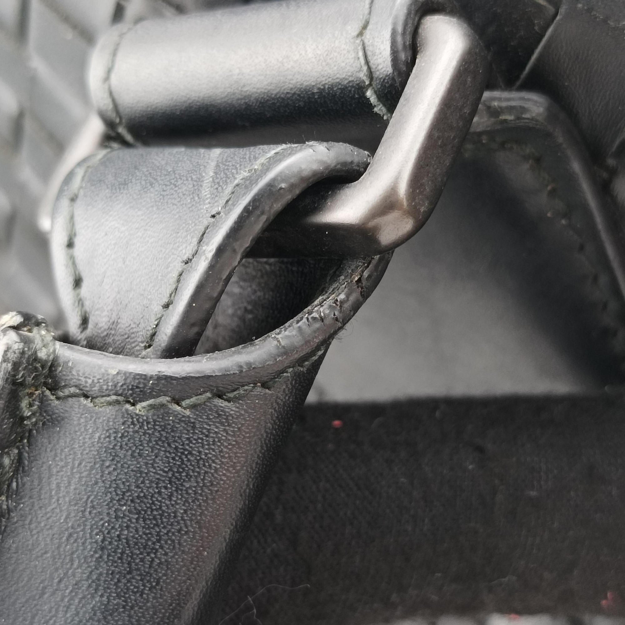 Vintage Bottega Veneta Intrecciato Black lambskin  handbag | stylenewstar