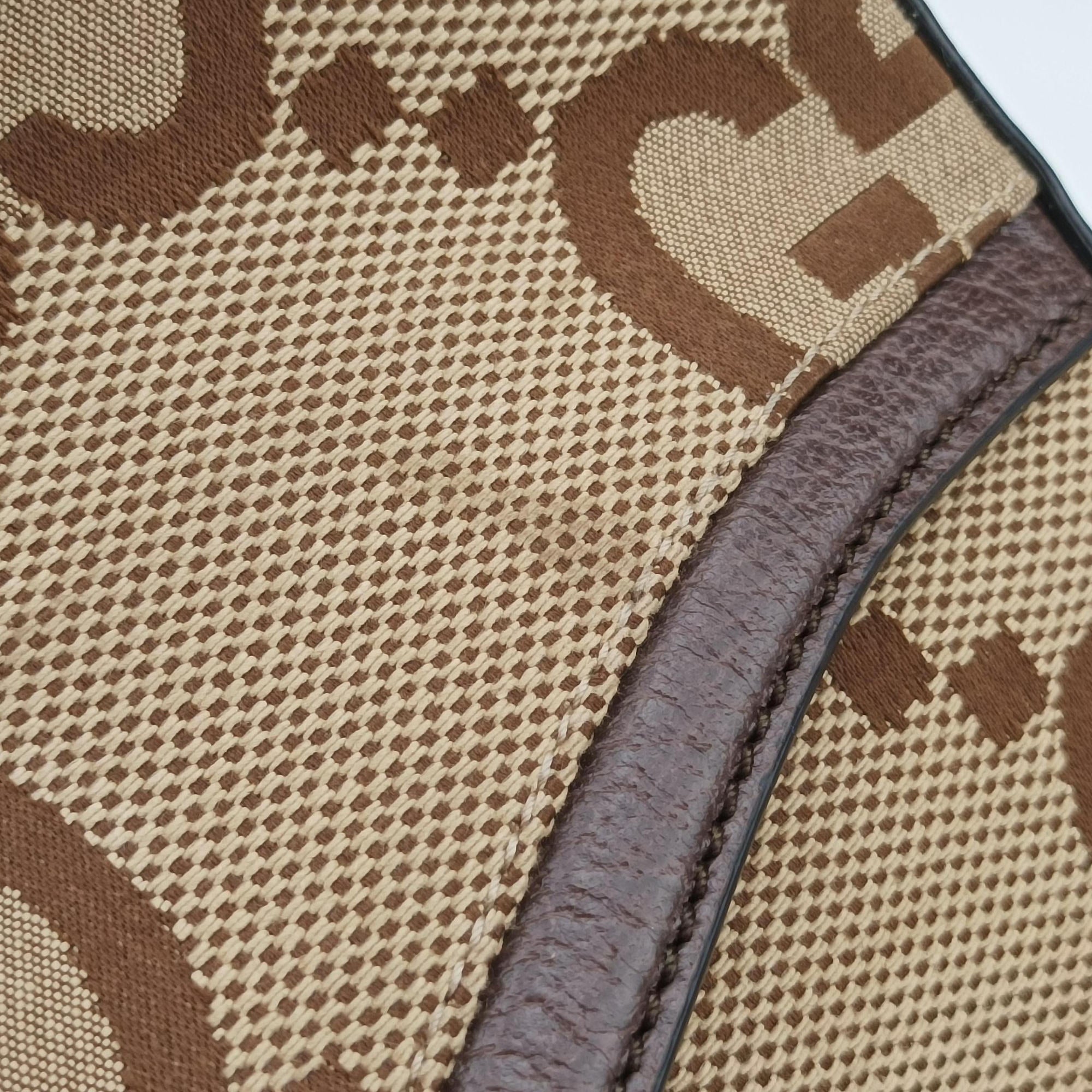 Secondhand Gucci Jumbo GG Messenger Brown canvas×leather 675891 shoulderbag | stylenewstar