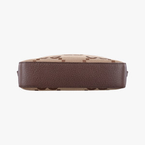 Secondhand Gucci Jumbo GG Messenger Brown canvas×leather 675891 shoulderbag | stylenewstar