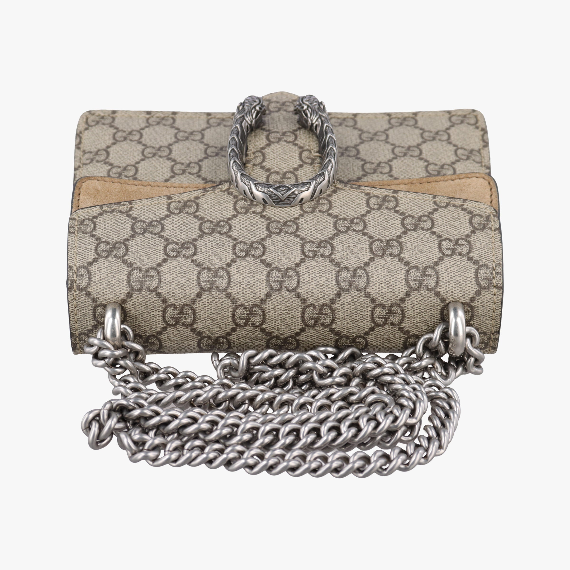 Secondhand Gucci Dionysus Beige×Brown PVC coated canvas × suede 421970 shoulderbag | stylenewstar