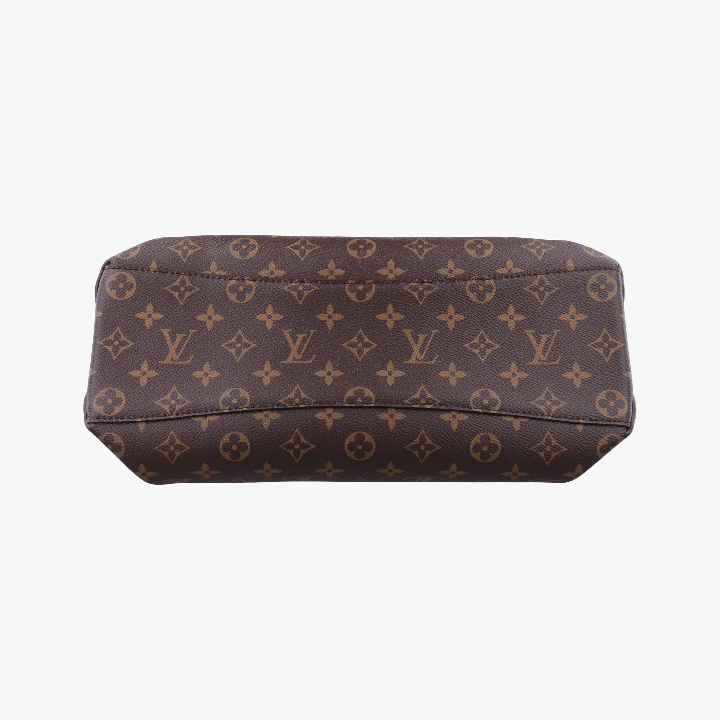 Pre-owned Louis Vuitton Rivoli MM Brown Monogram Canvas M44546 handbag | stylenewstar