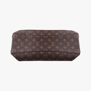 Pre-owned Louis Vuitton Rivoli MM Brown Monogram Canvas M44546 handbag | stylenewstar