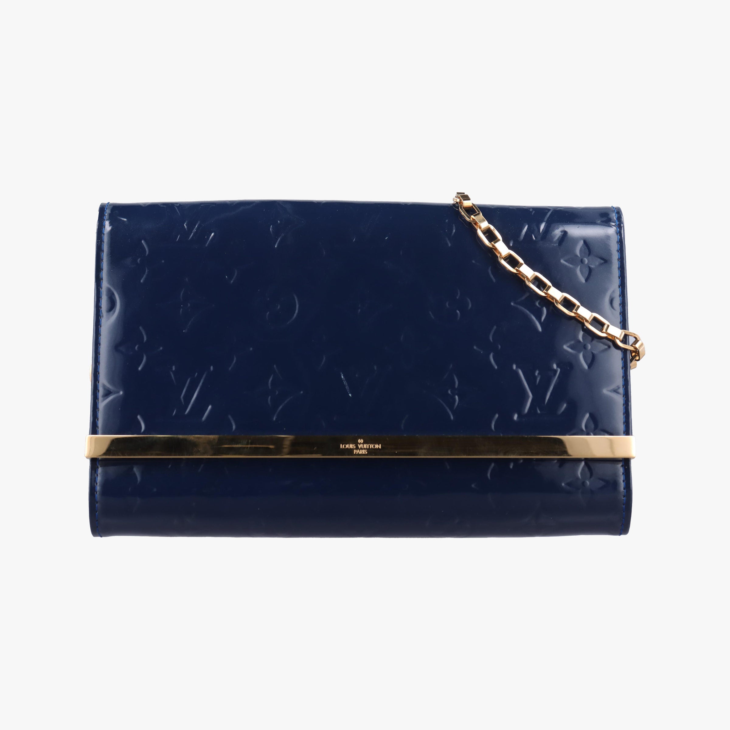 Pre-owned Louis Vuitton Clutch Ana Granblue Vernis M90094　 shoulderbag | stylenewstar