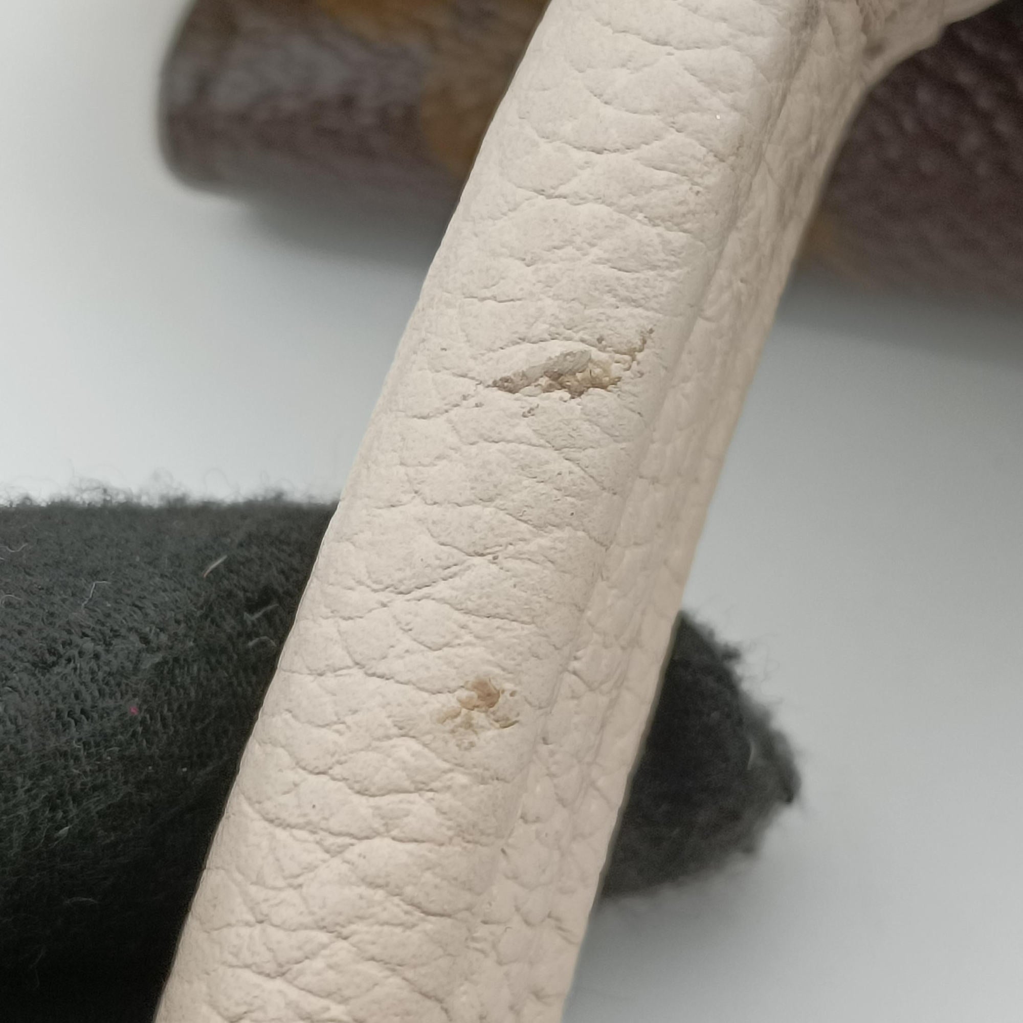 Pre-owned Louis Vuitton Double V Bag Brown  × Creme Monogram Canvas × Grained Leather M54155 shoulderbag | stylenewstar