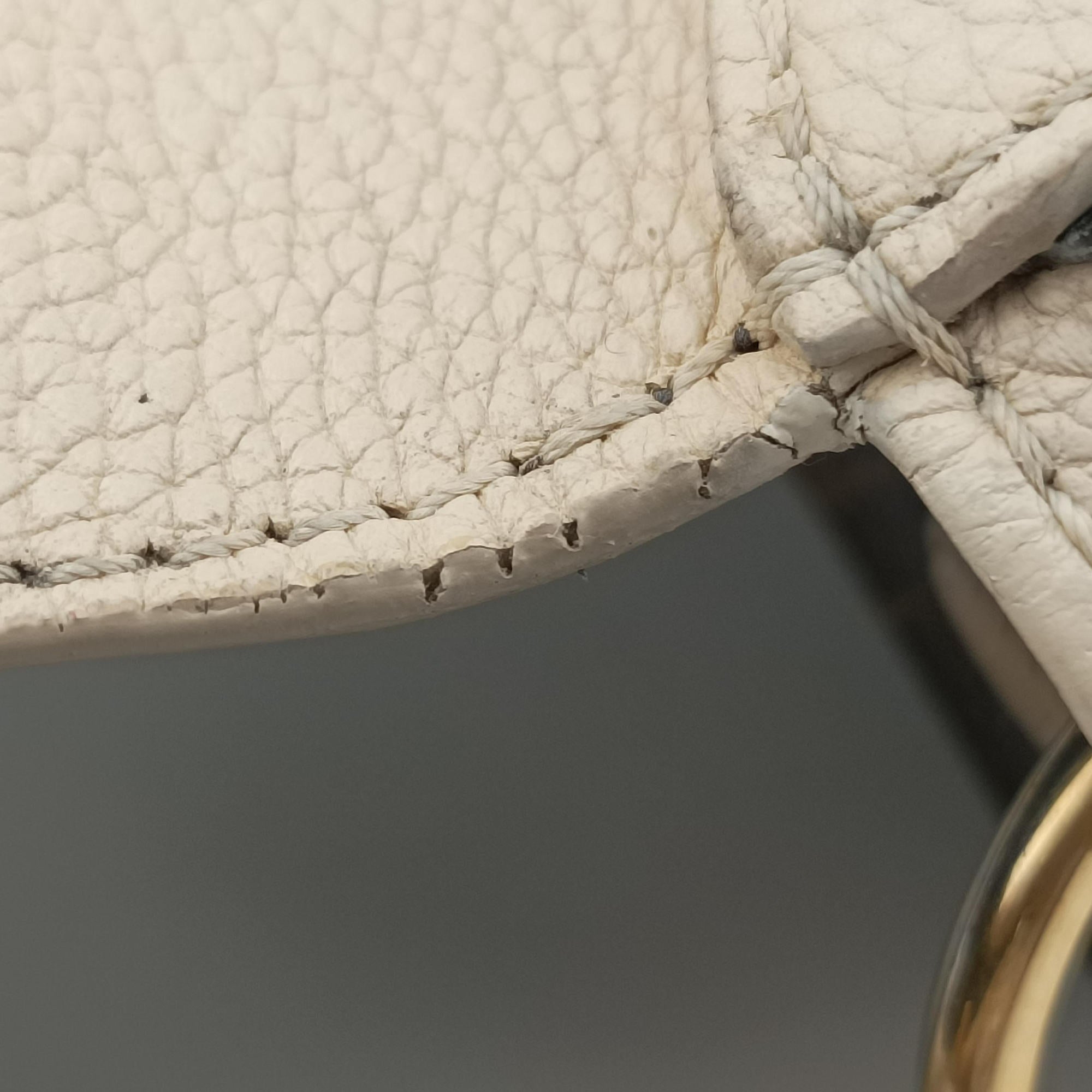Pre-owned Louis Vuitton Double V Bag Brown  × Creme Monogram Canvas × Grained Leather M54155 shoulderbag | stylenewstar