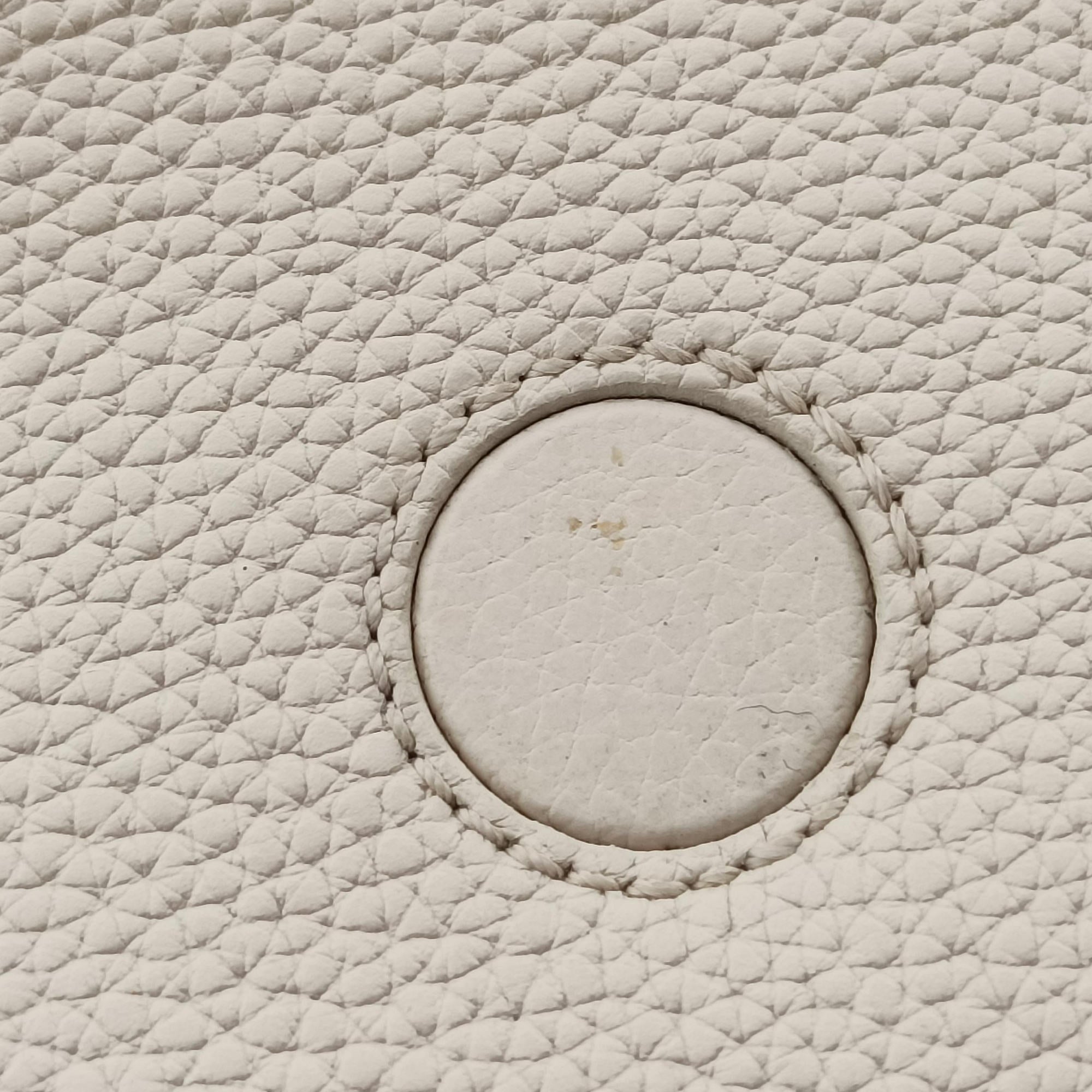 Pre-owned Louis Vuitton Double V Bag Brown  × Creme Monogram Canvas × Grained Leather M54155 shoulderbag | stylenewstar