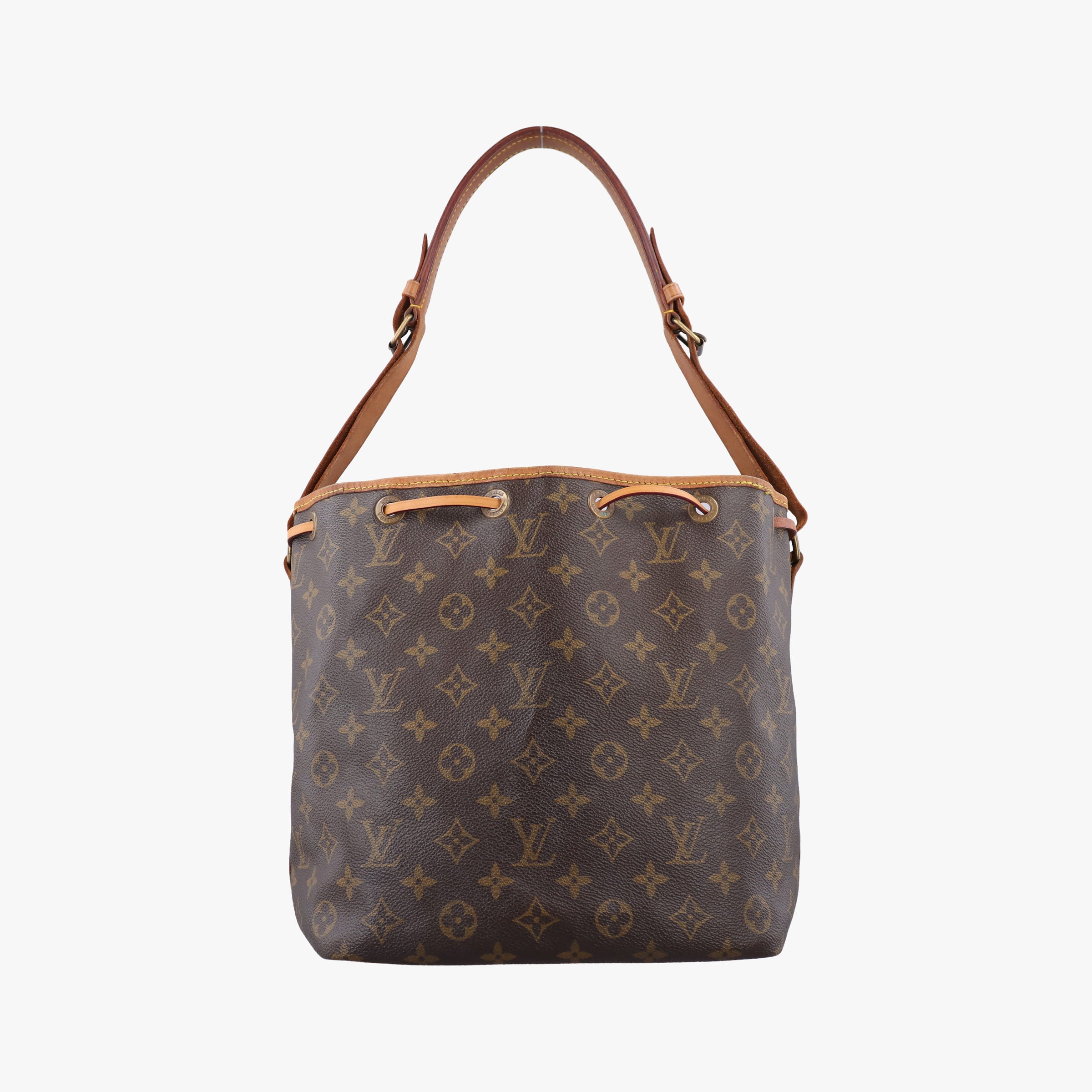 Pre-owned Louis Vuitton Petit Noe Brown Monogram Canvas M42226 shoulderbag | stylenewstar