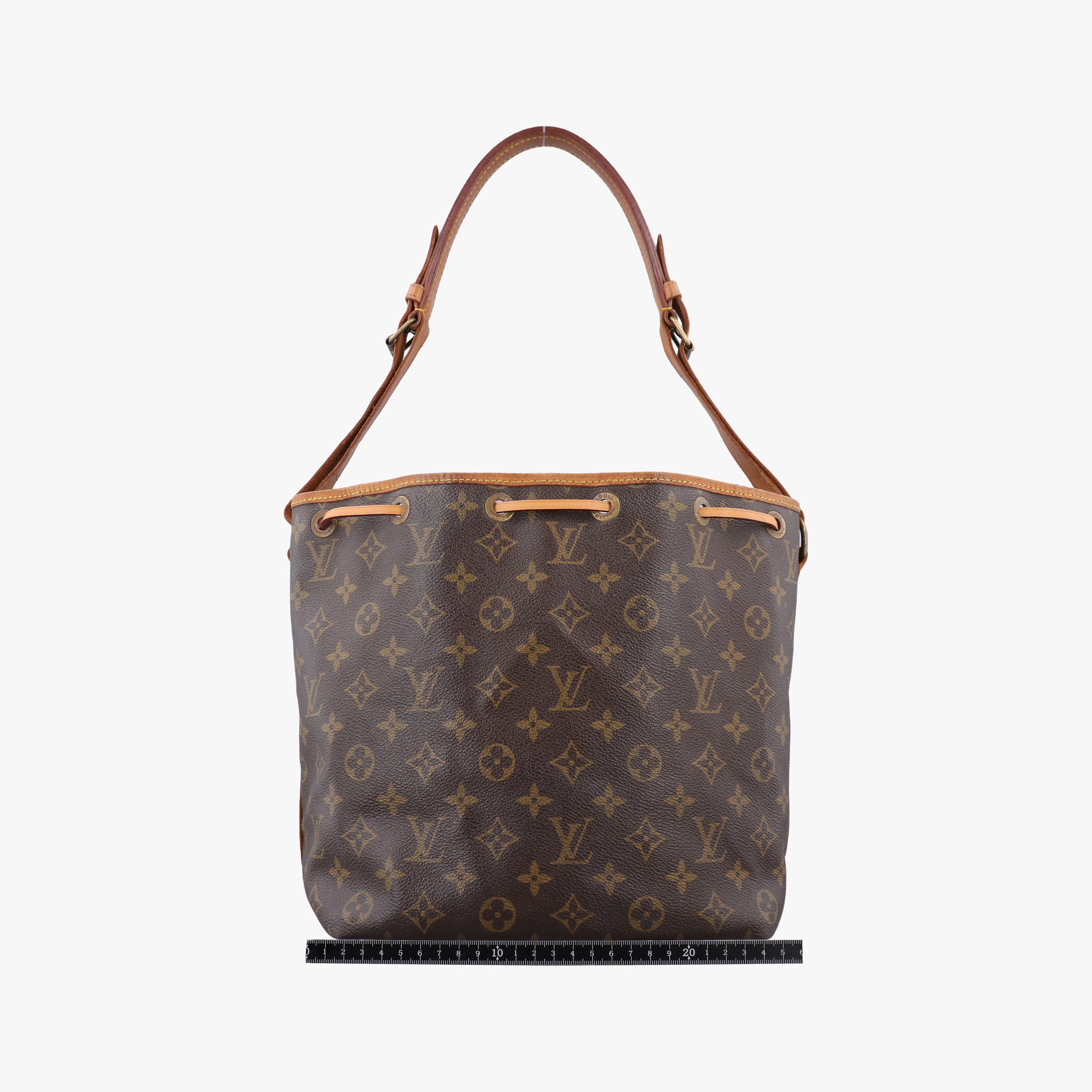 Pre-owned Louis Vuitton Petit Noe Brown Monogram Canvas M42226 shoulderbag | stylenewstar