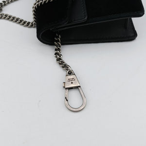 Pre-owned Gucci Dionysus Black velour×Leather 476432 shoulderbag | stylenewstar