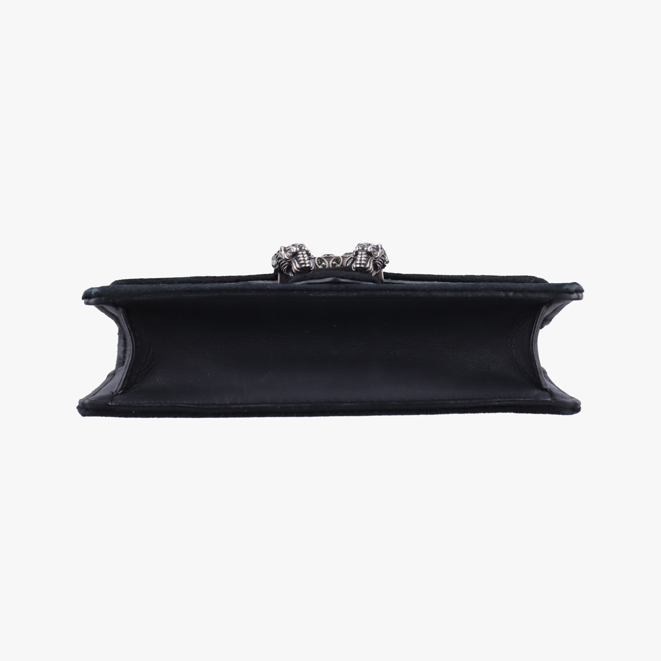 Pre-owned Gucci Dionysus Black velour×Leather 476432 shoulderbag | stylenewstar