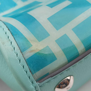Secondhand Fendi PEEKABOO Green Clear PVC× Leather 8BN290 shoulderbag | stylenewstar