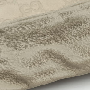 Pre-owned Gucci Hysteria Guccissima Ivory Leather 211844 shoulderbag | stylenewstar