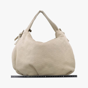 Pre-owned Gucci Hysteria Guccissima Ivory Leather 211844 shoulderbag | stylenewstar