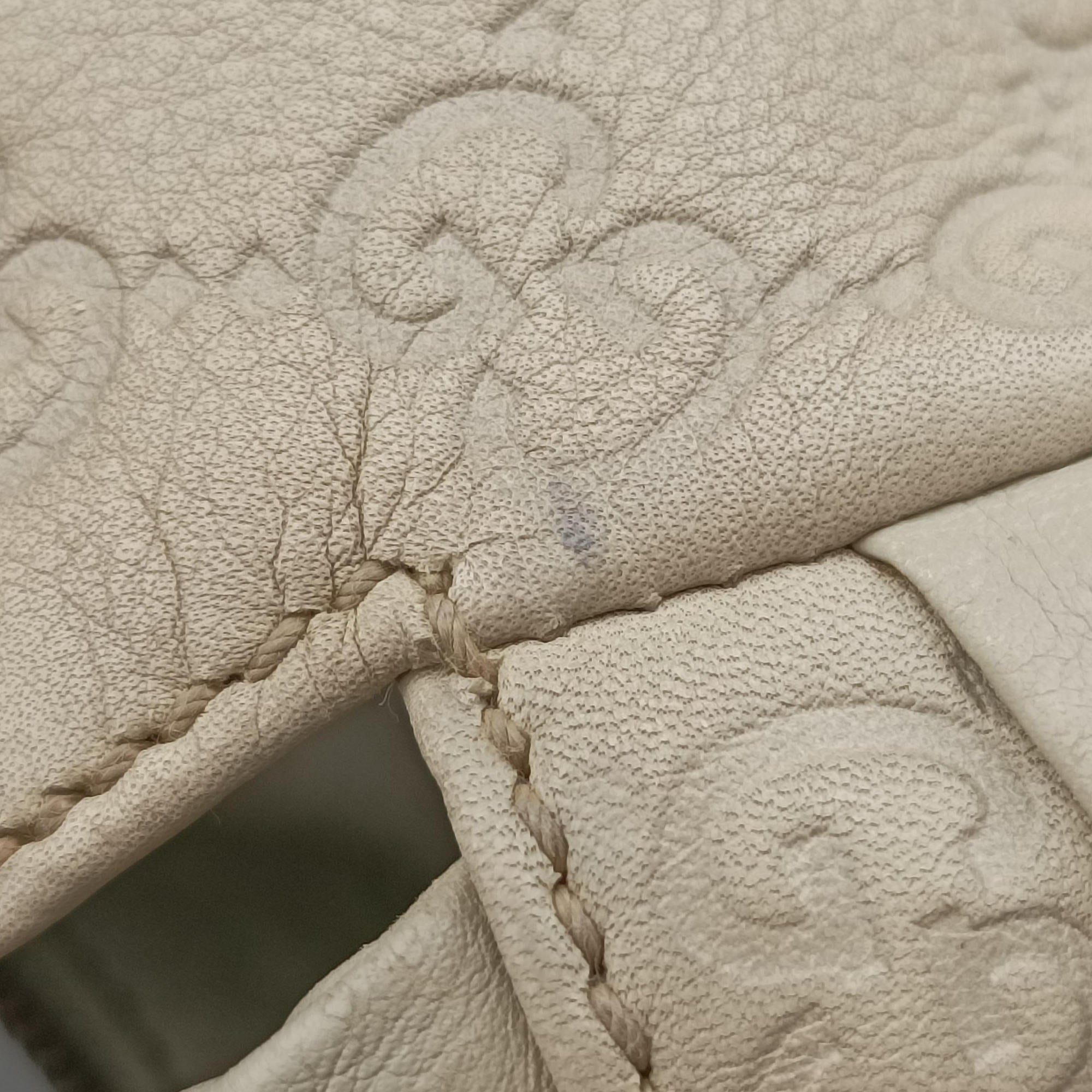 Pre-owned Gucci Hysteria Guccissima Ivory Leather 211844 shoulderbag | stylenewstar