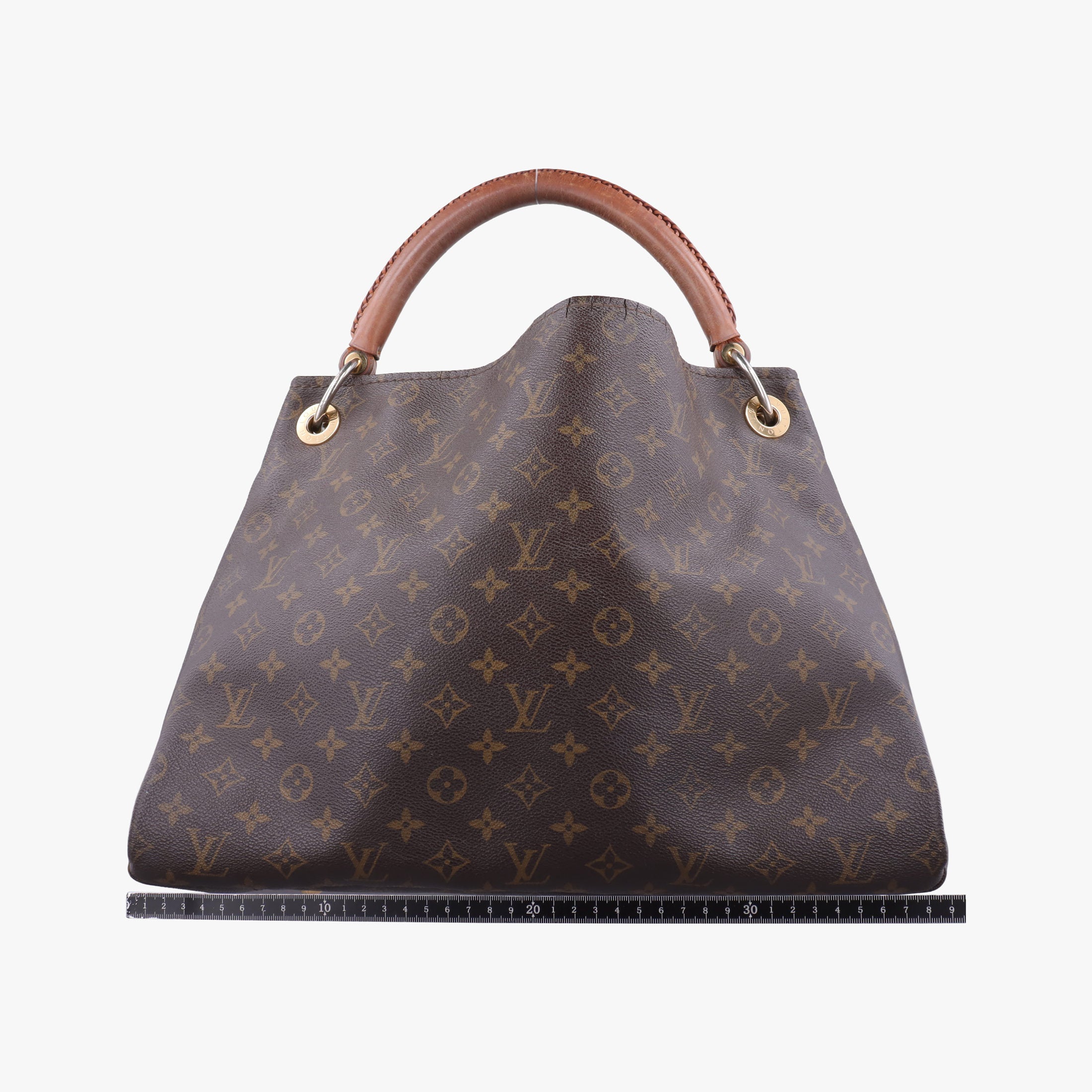Pre-owned Louis Vuitton ARTSY MM Brown Monogram Canvas M40249 handbag | stylenewstar