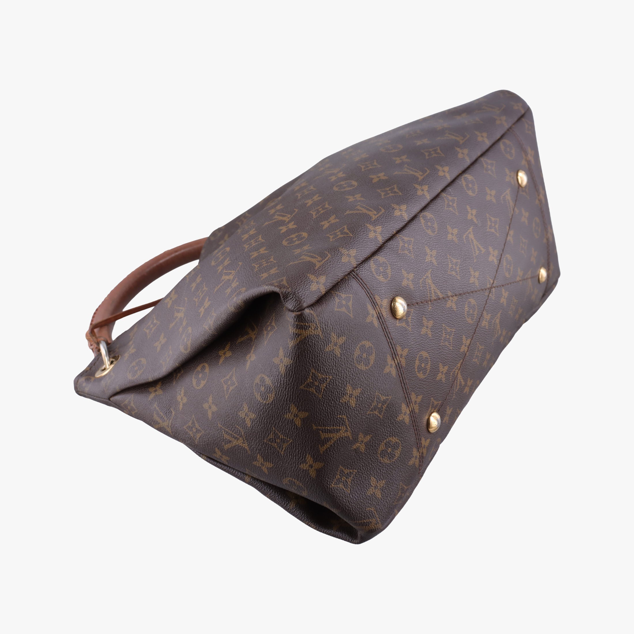 Pre-owned Louis Vuitton ARTSY MM Brown Monogram Canvas M40249 handbag | stylenewstar