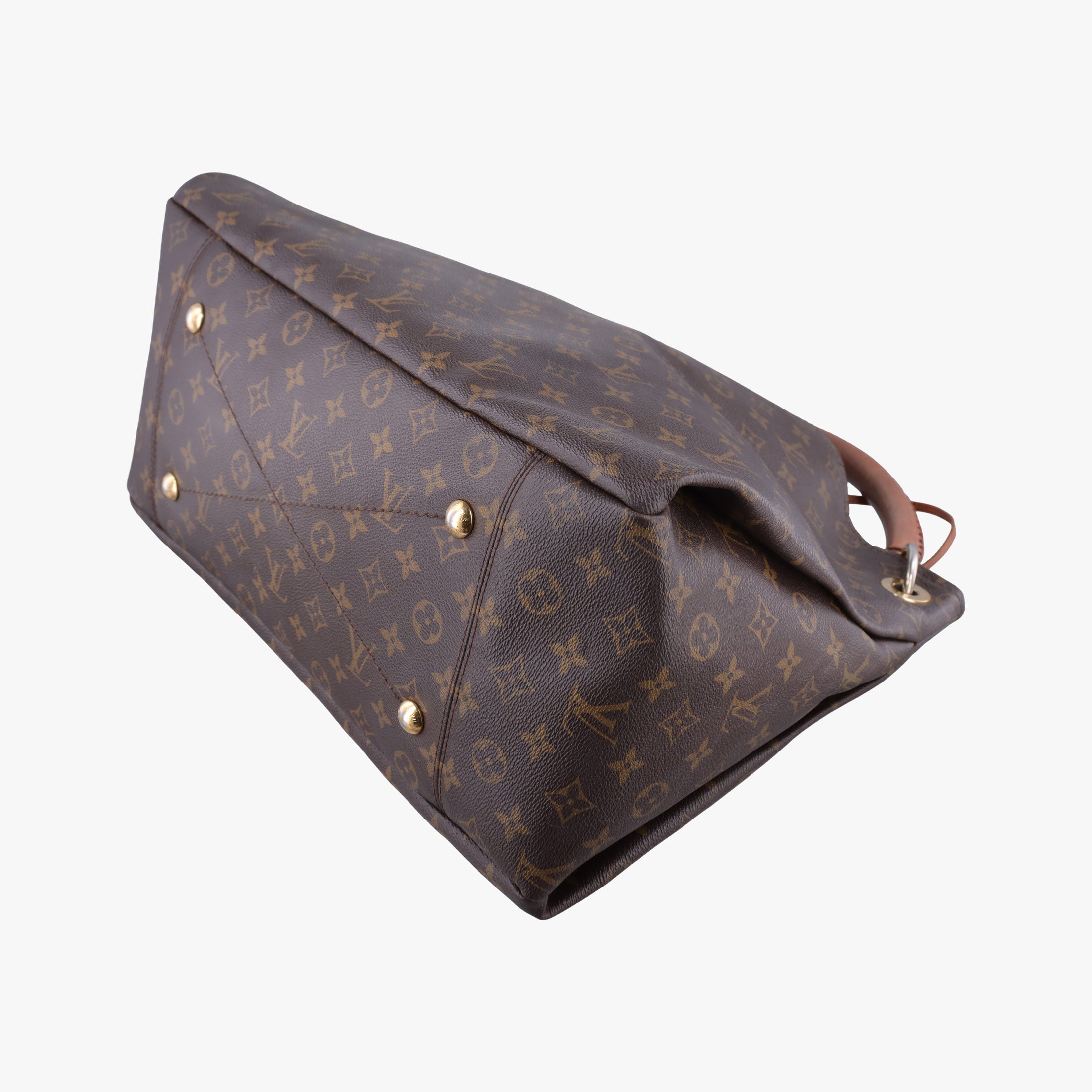Pre-owned Louis Vuitton ARTSY MM Brown Monogram Canvas M40249 handbag | stylenewstar