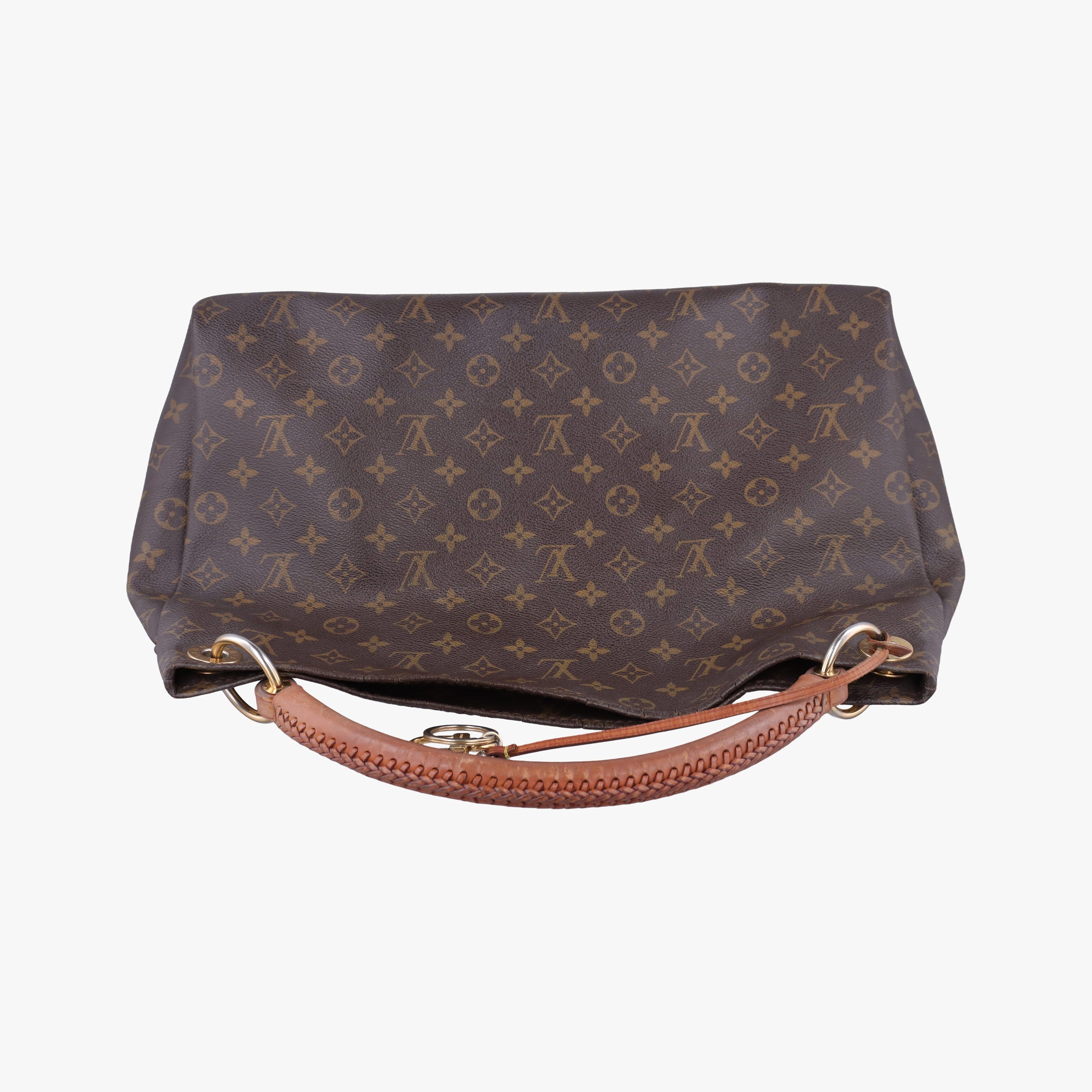 Pre-owned Louis Vuitton ARTSY MM Brown Monogram Canvas M40249 handbag | stylenewstar