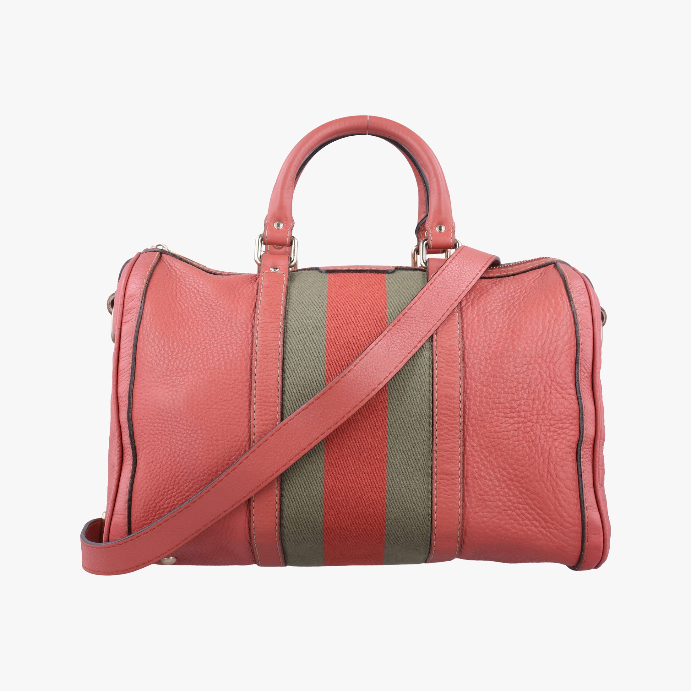 Secondhand Gucci Sherry Line Pink Leather 247205 bostonbag | stylenewstar