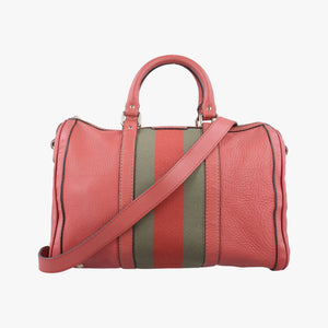 Secondhand Gucci Sherry Line Pink Leather 247205 bostonbag | stylenewstar