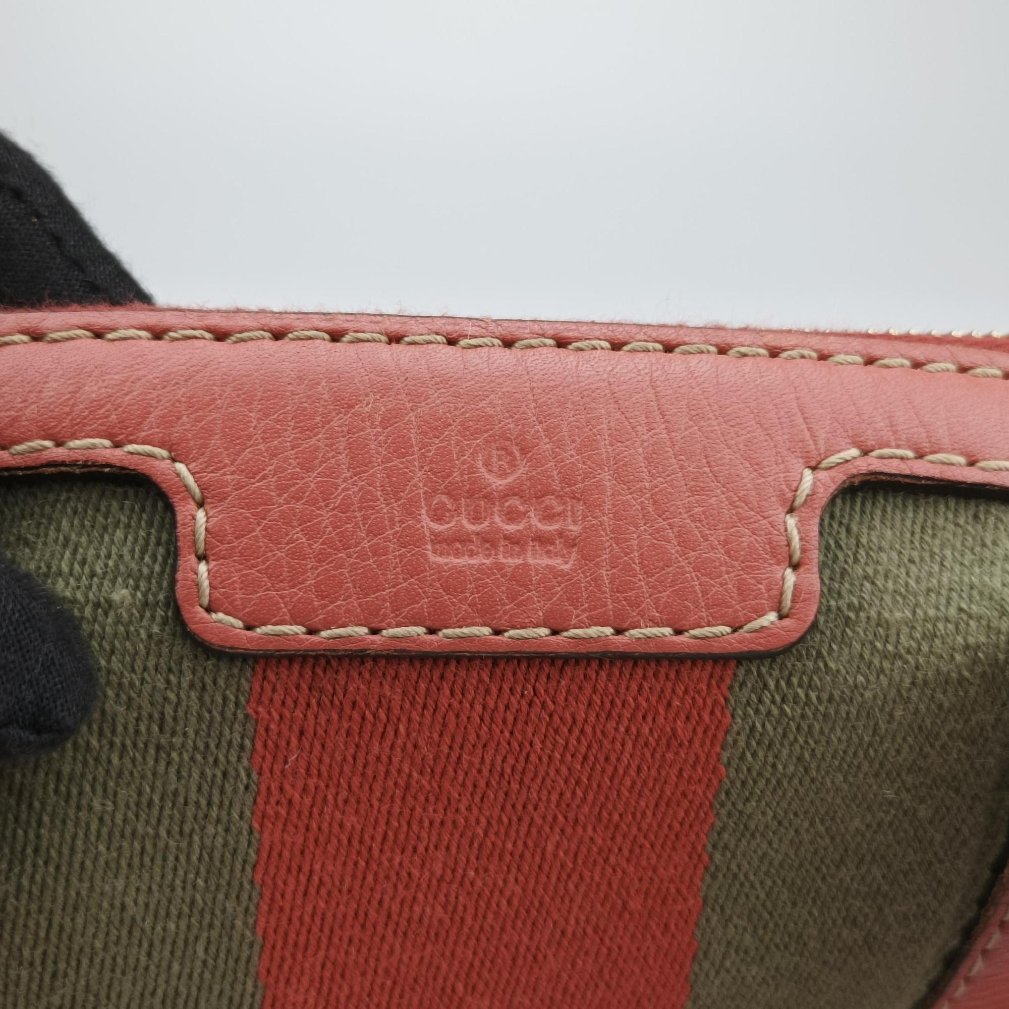 Secondhand Gucci Sherry Line Pink Leather 247205 bostonbag | stylenewstar