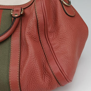 Secondhand Gucci Sherry Line Pink Leather 247205 bostonbag | stylenewstar