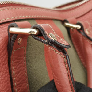 Secondhand Gucci Sherry Line Pink Leather 247205 bostonbag | stylenewstar