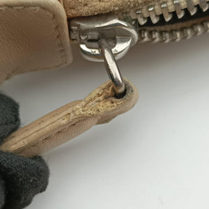 Pre-owned Christian Dior Admit It Beige suede  shoulderbag | stylenewstar