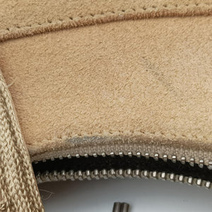 Pre-owned Christian Dior Admit It Beige suede  shoulderbag | stylenewstar