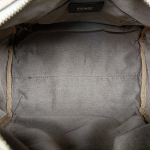 Pre-owned Fendi Zucchino Glitter Logo Multicolour canvas 8BL068 bostonbag | stylenewstar