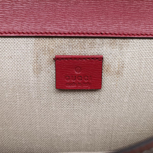 Secondhand Gucci Dionysus Red×Multicolour Leather 400249 shoulderbag | stylenewstar