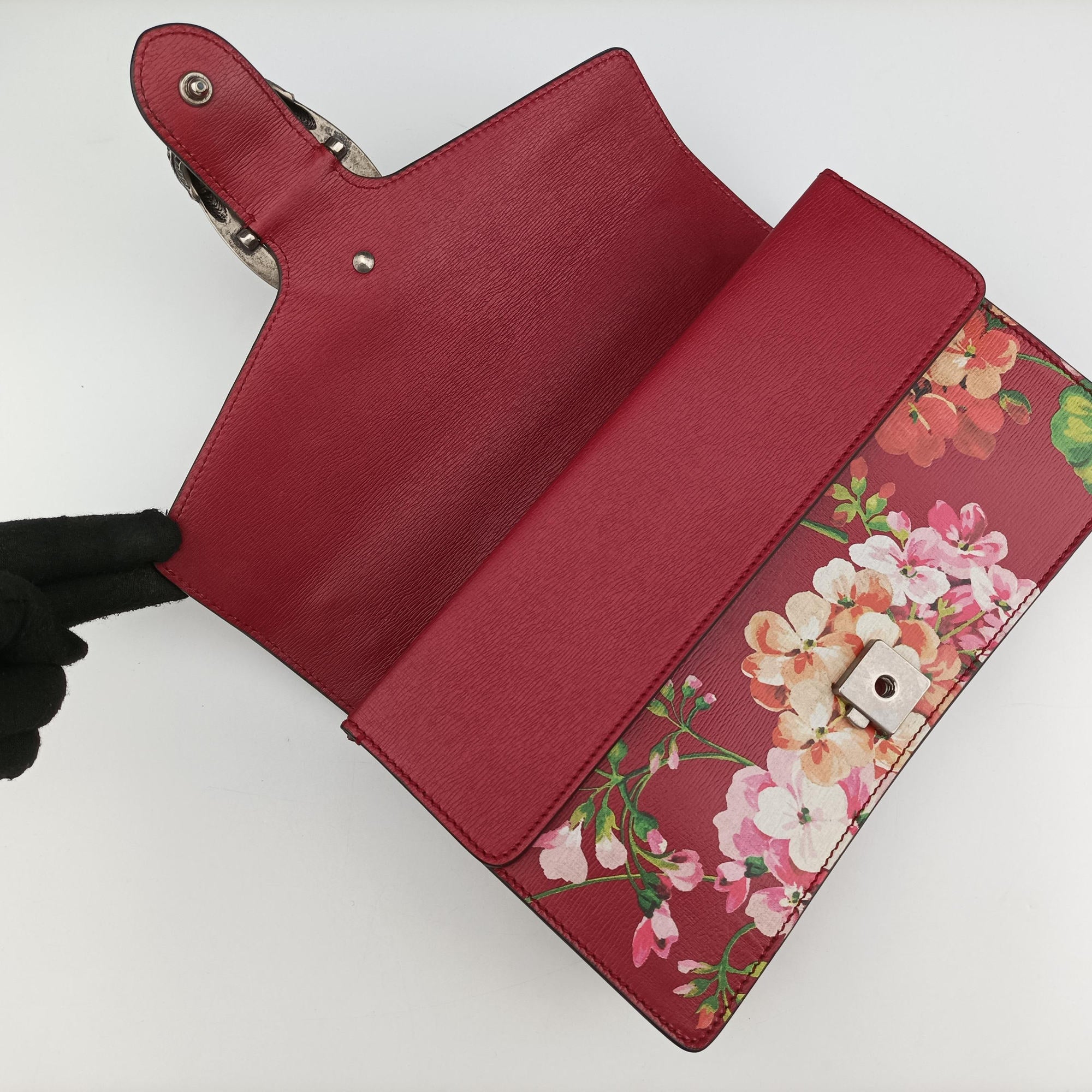 Secondhand Gucci Dionysus Red×Multicolour Leather 400249 shoulderbag | stylenewstar