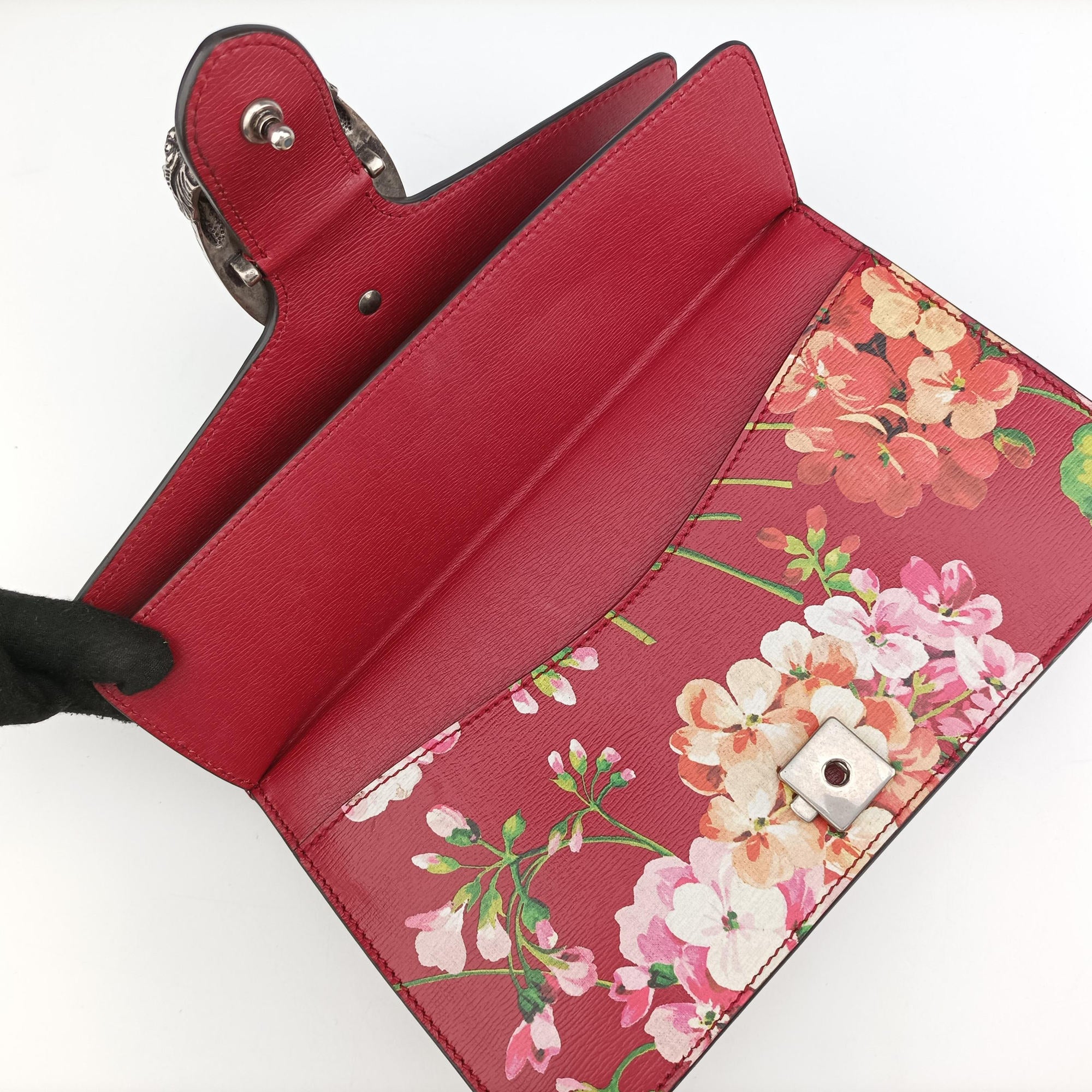 Secondhand Gucci Dionysus Red×Multicolour Leather 400249 shoulderbag | stylenewstar