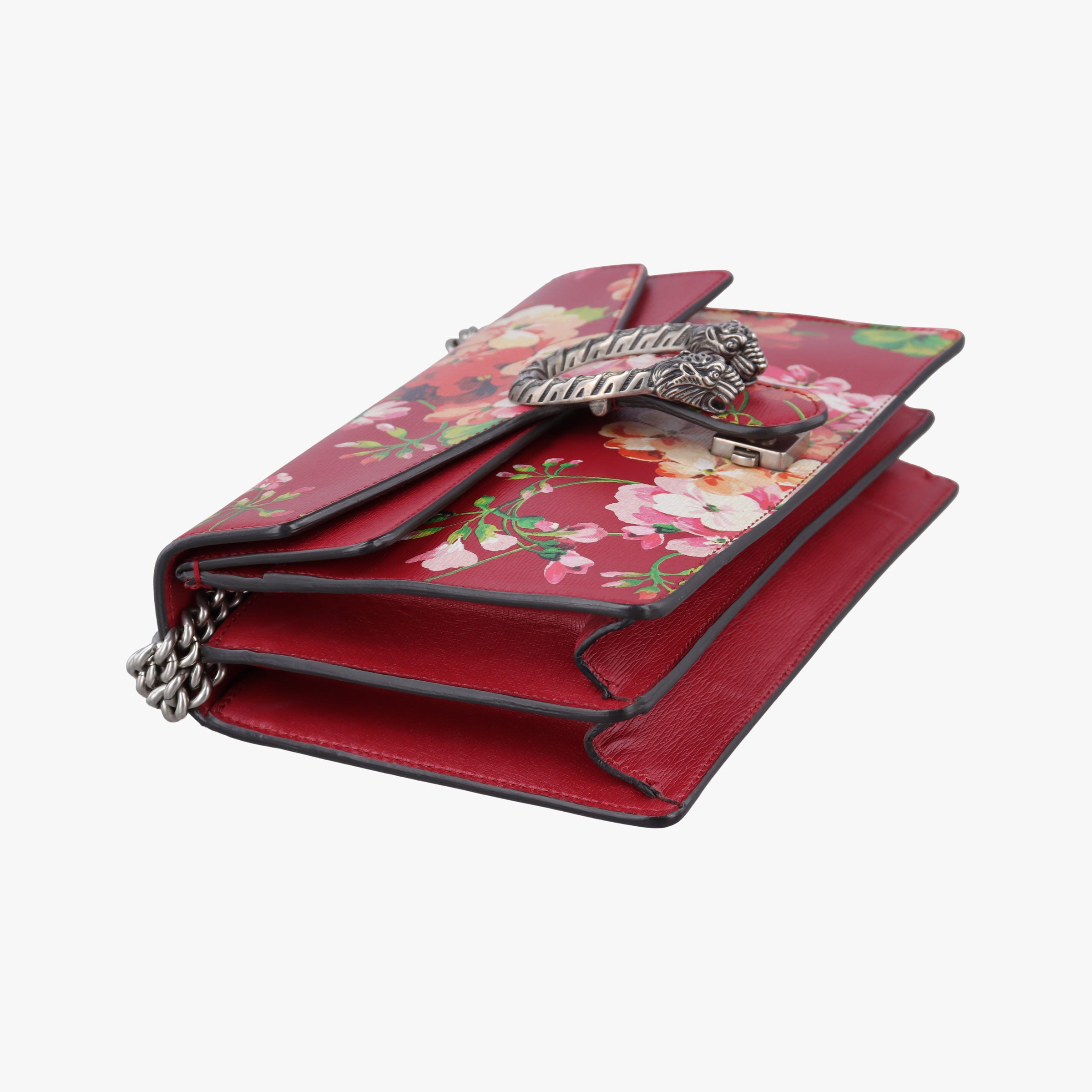 Secondhand Gucci Dionysus Red×Multicolour Leather 400249 shoulderbag | stylenewstar