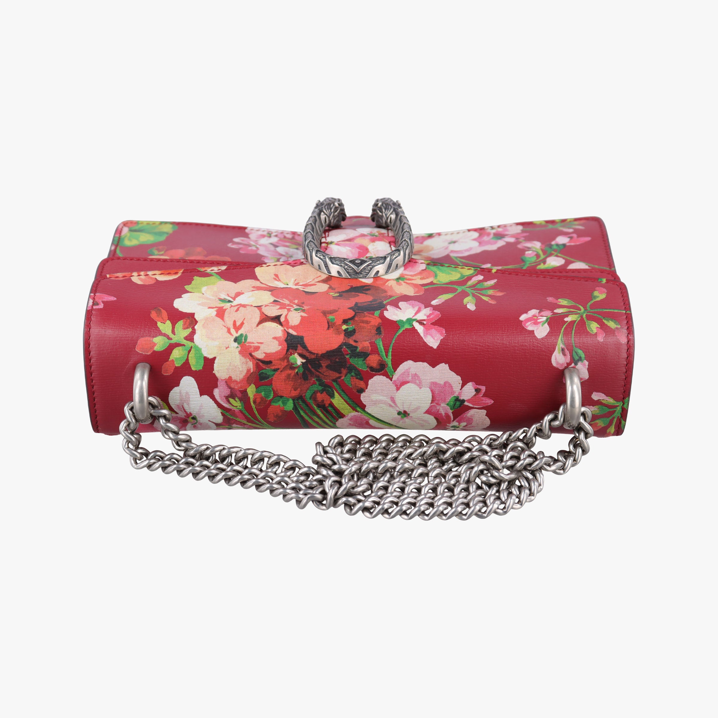 Secondhand Gucci Dionysus Red×Multicolour Leather 400249 shoulderbag | stylenewstar