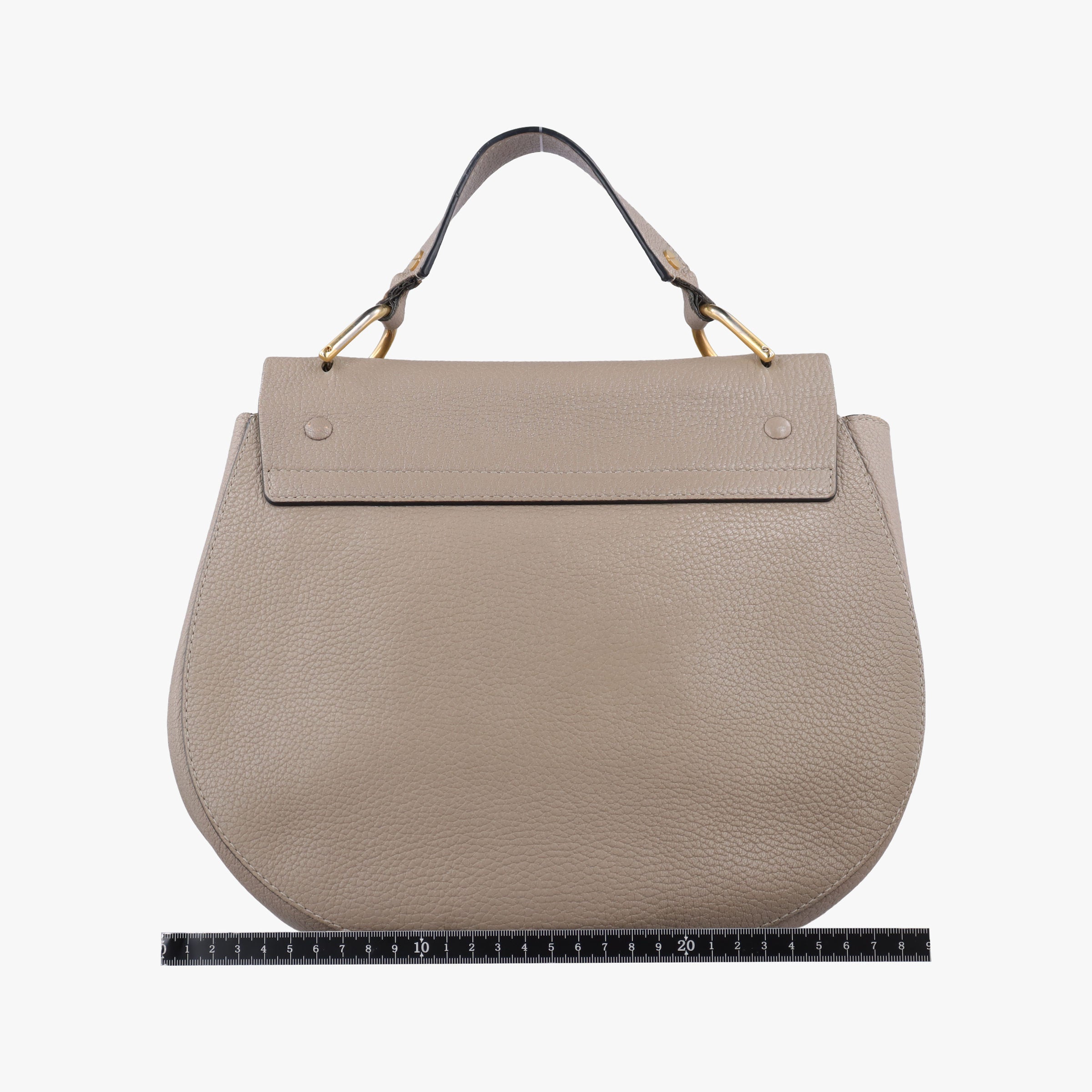 Pre-owned Chloe DREW Grey Leather  shoulderbag | stylenewstar