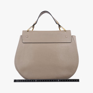 Pre-owned Chloe DREW Grey Leather  shoulderbag | stylenewstar