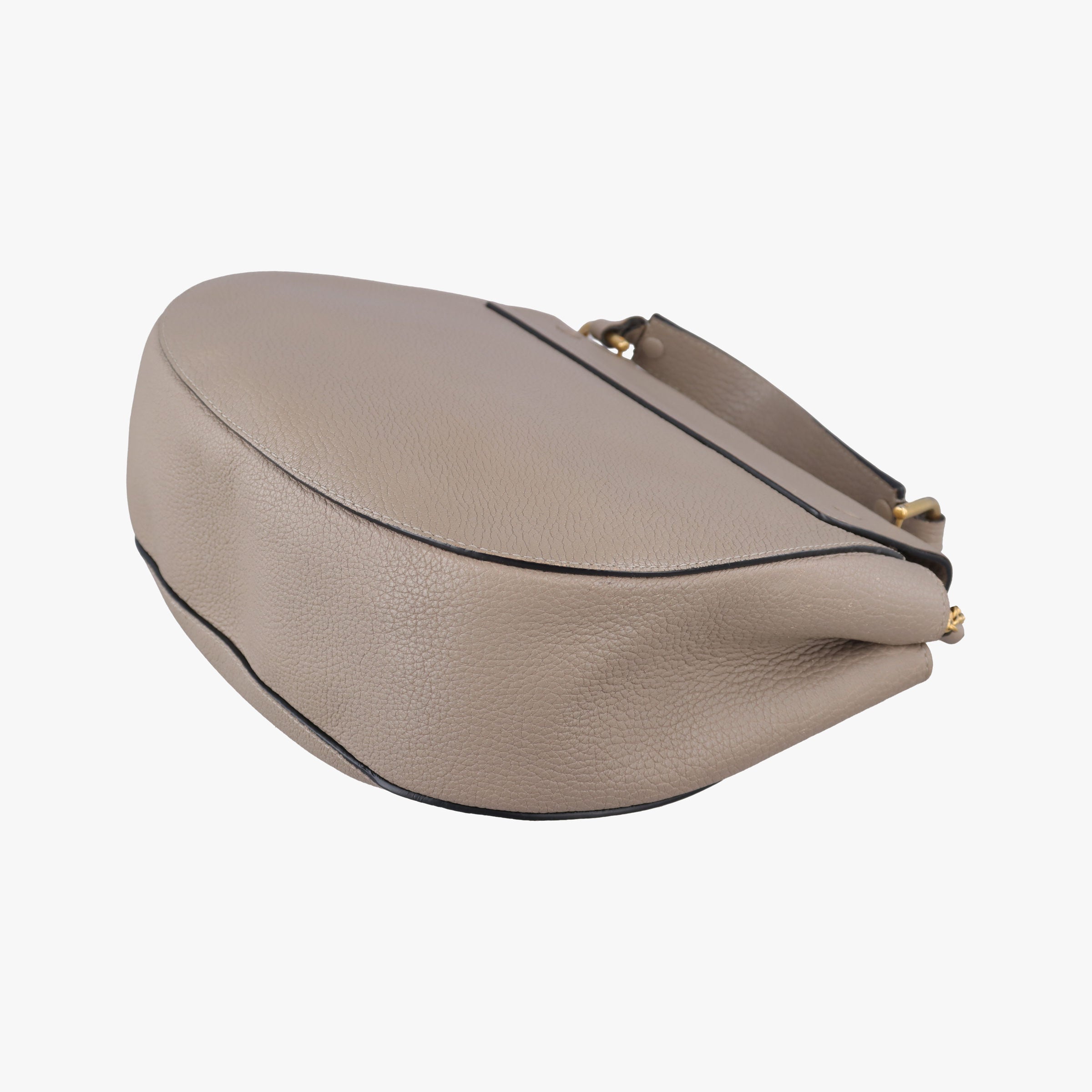 Pre-owned Chloe DREW Grey Leather  shoulderbag | stylenewstar